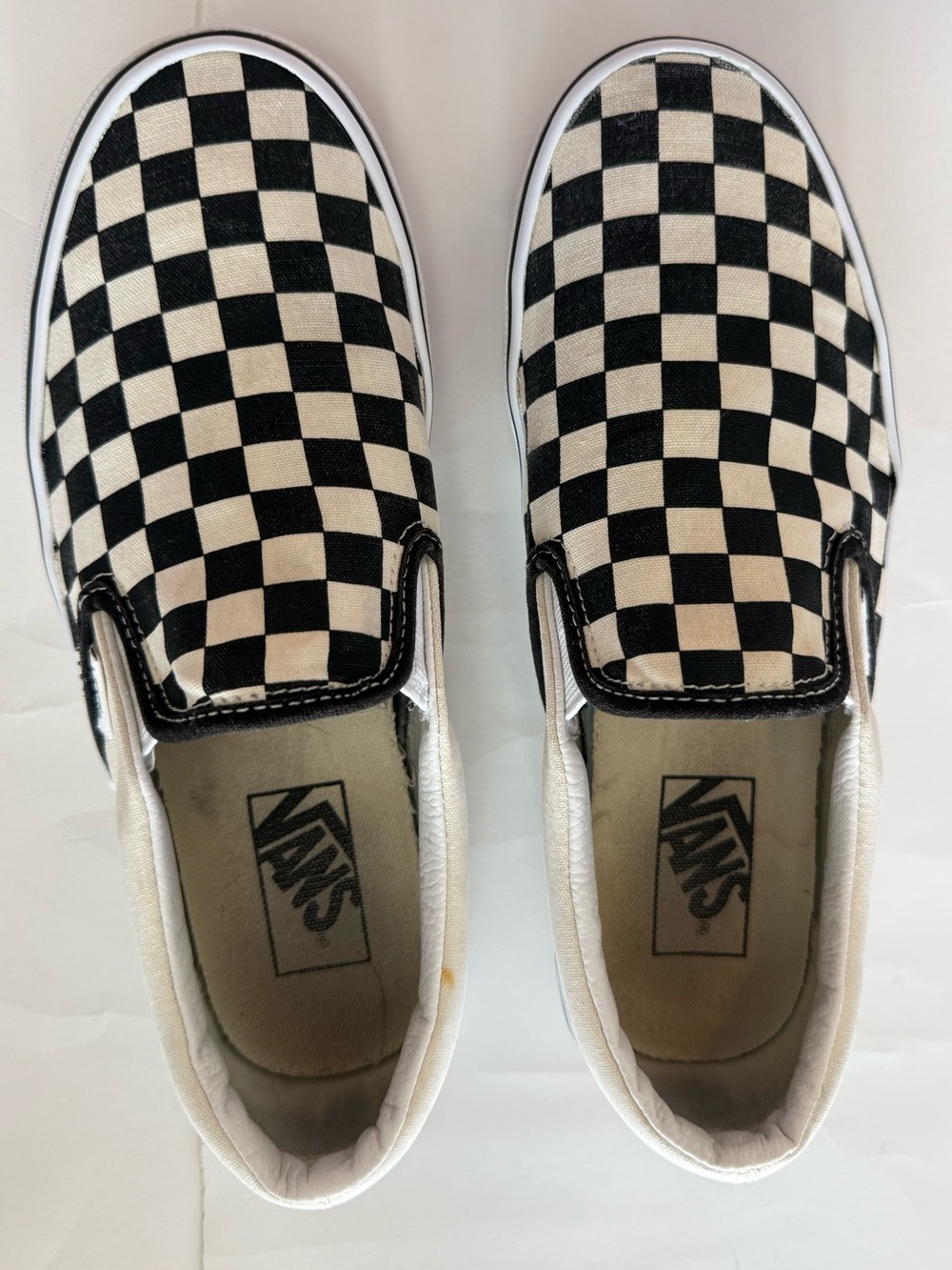 Vans- Classic Slip-On Checkerboard Shoe- M/7- W/8.5